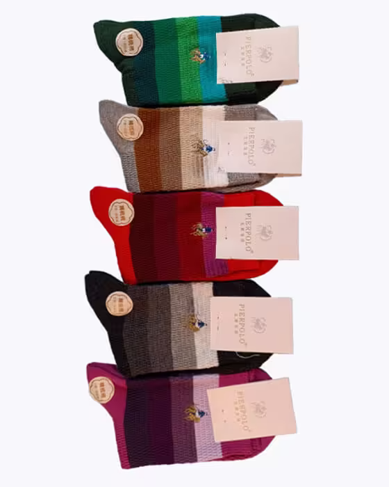 جوراب نیم ساق زنانه طرح رنگی PIERPLOLO